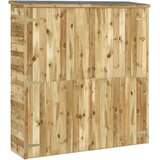 vidaXL Vrtno spremište za alat od masivne borovine 163 x 50 x 171 cm | shoptok.hr