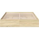  Okvir za krevet s ladicama boja hrasta 160x200 cm drveni Smeđa 160 x 200 cm | shoptok.hr