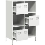  Visoka komoda bijela 68x39x103,5 cm čelična | shoptok.hr