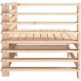  Vrtni kotni kavč 2 kosa trdna borovina | Shoptok.si
