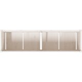  Vrtna sadilica bijela 180x50x50 cm od masivne borovine | shoptok.hr