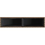  Vrtne sadilice s 2 posude 2 kom smeđe 90 x 20 x 40 cm poliratan | shoptok.hr