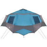  Kabinski šotor s streho Modra in siva 500 x 500 x 294 cm, (5000091138) | Shoptok.si