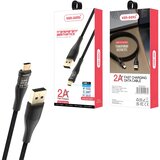 Ven-Dens Ven - Dens USB na Micro 2A Brzi punjački kabel - 1,5 m - Crna | shoptok.hr