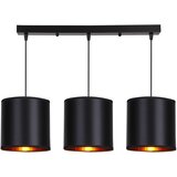 Candellux luster/visilica-candida viseća lampa crna 3X40W E27 crna abažur cene