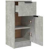  Komode 2 kom siva boja betona 30 x 30 x 70 cm konstruirano drvo | shoptok.hr