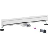 Odvod za tuš montiran na zid Srebrno 80 cm Nehrđajući čelik 304 | shoptok.hr