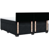 vidaXL Krevet s oprugama i madracem crni 180x200 cm baršunasti | shoptok.hr