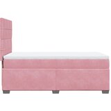 Box spring krevet s madracem ružičasti 80 x 200 cm baršunasti | shoptok.hr