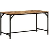  Blagovaonski stol 140 x 70 x 75 cm masivnog grubog drva manga | shoptok.hr