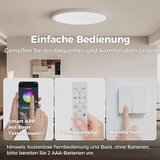 Aphyni RGB LED stropna svetilka 24 W 30 cm z upravljanjem prek aplikacije | Shoptok.si