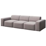 Rodier Siva žametna sedežna garnitura 285 cm Villet – | Shoptok.si