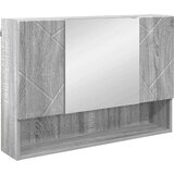 vidaXL Komplet pohištva za kopalnico s predalom 5 pcs Siva sonoma | Shoptok.si