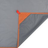  Deka za piknik s klinovima siva i narančasta 205 x 155 cm | shoptok.hr