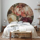  Okrugla fototapeta - Charismatic peonies 140x140 | shoptok.hr