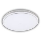 Vidik 22765 PLAFONJERA LED 24W UNUTARNJA BIJELA SREBRNI RUB | shoptok.hr