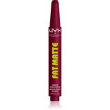 NYX Professional Makeup Fat Matte balzam za usne s matirajućim učinkom Berry Smooth 2 g | shoptok.hr