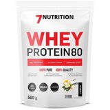 7NUTRITION Whey Protein 80%, Vanila, 500g Cene