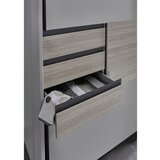 CARRYHOME OMARA Z DRSNIMI VRATI, barve hrasta, sahara | Shoptok.si