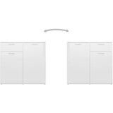 vidaXL Komoda visoki sjaj bijela 160 x 36 x 75 cm od iverice | shoptok.hr