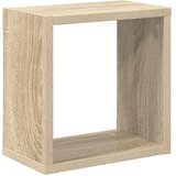  Kockaste zidne police 2 kom boja hrasta sonome 26 x 15 x 26 cm | Eponuda.com
