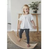 MeowBaby Bež/naravna deska za ravnotežje iz borovega lesa 80x30x18 cm Montessori - | Shoptok.si