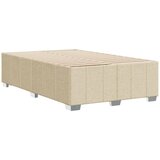  Okvir kreveta bez madraca krem 120 x 200 cm od tkanine | shoptok.hr