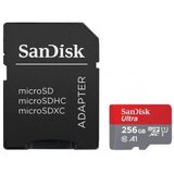 Sandisk Ultra microSDXC 256GB + SD Adapter 150MB/s A1 Class 10 UHS-I - SDSQUAC-256G-GN6MA cene