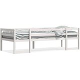 Furnova Otroški posteljni okvir bel 90x190 cm trdna borovina, (21918577) | Shoptok.si