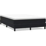 vidaXL Box spring posteljni brez vzmetnico črn 140x210 cm žamet | Shoptok.si