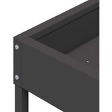 Feeder za ptice Crna 80 x 28 x 13.5 cm Hladno valjani čelik | shoptok.hr