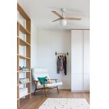 Faro 34281WT-11L - Stropni ventilator KLIMS 1xE27/15W/230V borovina/bela prečnik 92,5 cm WT+DO | Eponuda.com