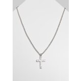Urban Classics Necklace with diamond cross - silver color | shoptok.hr