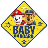  Znak Baby on board Paw patrol žuto-plavi Cijene