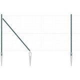  Stebri za ograjo s konico 26 kos Ø32 mm 140 cm Galvanizirana jeklo | Shoptok.si