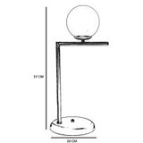 Opviq Stona lampa E27 Grlo, Crno-siva | Eponuda.ba