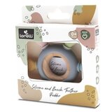 Lorelli silikonsko drvena glodalica za bebe ruder - natural grey ( 10210900003 ) Cene