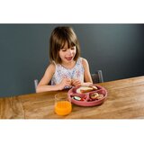 Kindsgut Ciglasti silikonski dječji tanjur 19x20,5 cm Dusky Pink – | shoptok.hr
