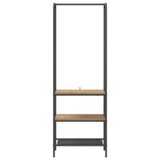 vidaXL stalak za odjeću s policama hrast artisan 60 x 30 x 171 cm | shoptok.hr