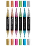 Marker AKRILNI OBOSTRANI SHAKE&PAINT METALLIC FABER CASTELL 285517/6BOJA BLISTER | Shoptok.si