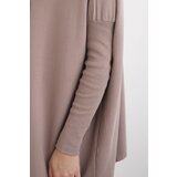 Kesi Oversize sweatshirt with mocha asymmetrical sides | shoptok.hr