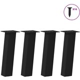  Noge za klub stolić 4 kom. Crne 42 cm Čelik | shoptok.hr