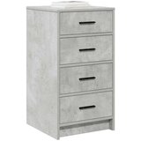  Kreveta s ladicama Beton siva 40 x 41 x 75 cm Konstruirano drvo | shoptok.hr