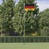  Njemačka zastava i jarbol 6,08 m aluminijska | shoptok.hr