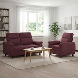  Set sofe 2 pcs Ljubičasta Tkanina | shoptok.hr