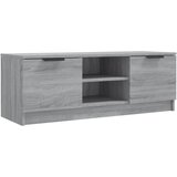 Maison Chic TV omarica - TV enota - Televizijska omarica siva sonoma 102x35x36,5 cm inženirski les, (21699044) | Shoptok.si