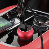 Hoco avtopolnilec Z38 adapter 2xUSB 38W 3,0 qc - rdeč | Shoptok.si
