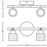 Philips niall GU10 2 x 5 w spot Cene