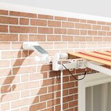  Skrovita tenda Žuta i narančasta 300 x 250 cm Poliester i metal | shoptok.hr