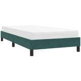  Okvir kreveta bez madraca tamnozeleni 90x210 cm baršun | shoptok.hr